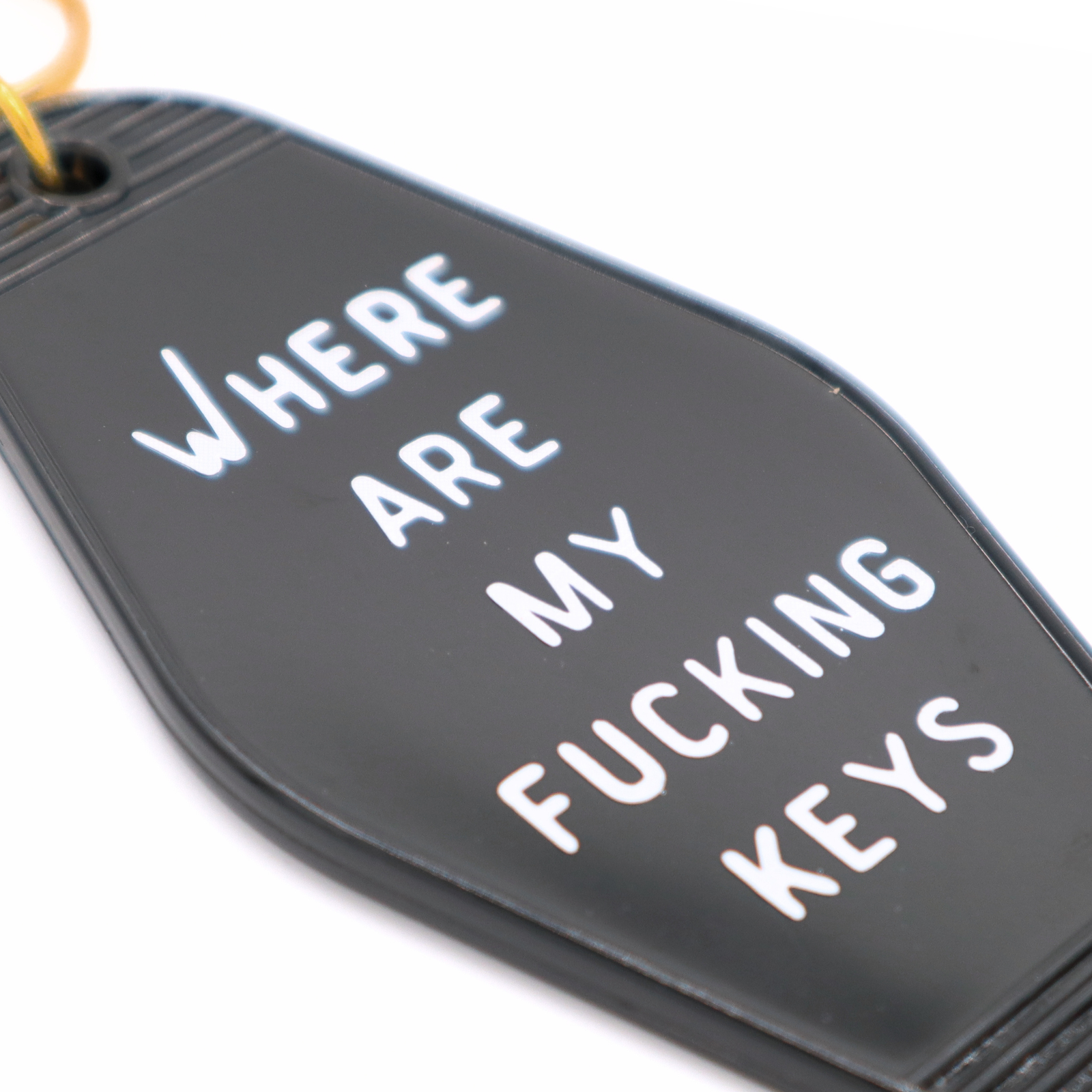 Hot Stamped Motel Keychain Where Are My Fucking Keys