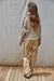 Knit Sweater Stitch Detailed Crew Neck Pullover