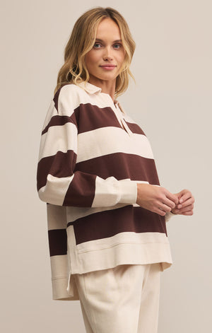 Z Supply Sandalwood Rugby Henley