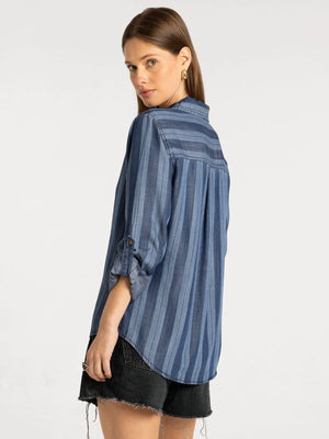 Anna Shirt in Eva Stripe