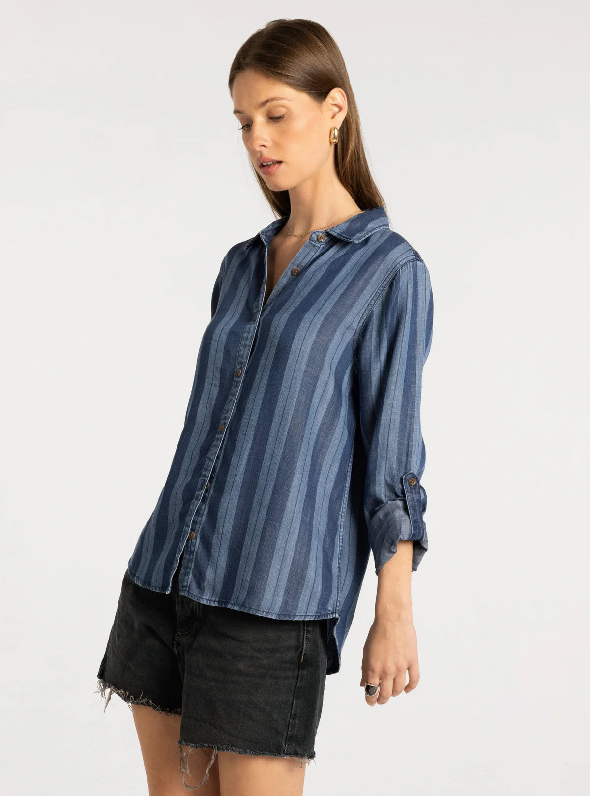 Anna Shirt in Eva Stripe