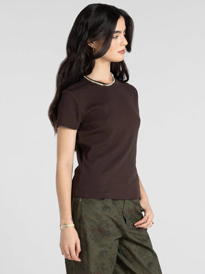 Annie Tee in Coffee Bean