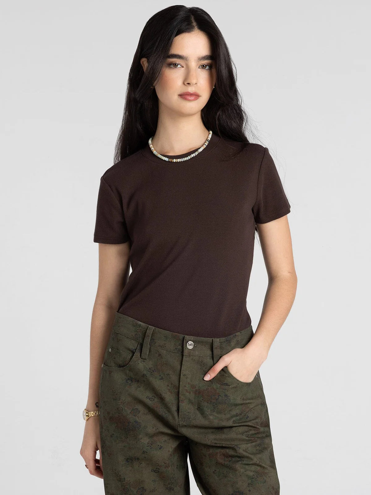 Annie Tee in Coffee Bean