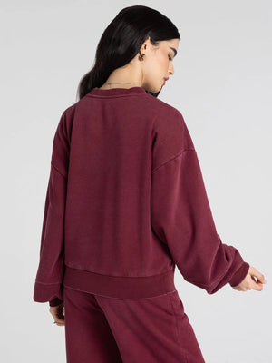 Ashford Sweatshirt in Zinfandel