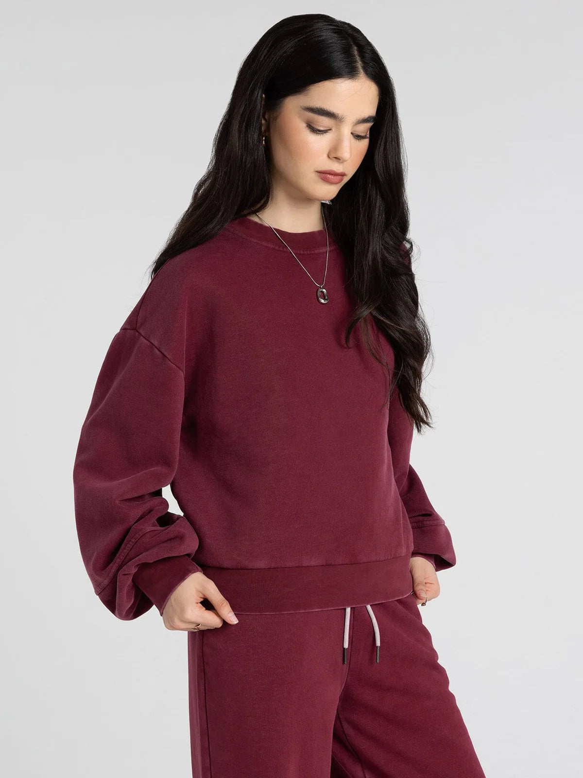 Ashford Sweatshirt in Zinfandel