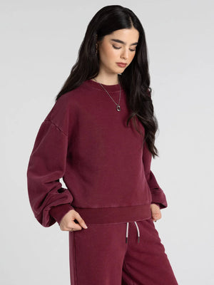 Ashford Sweatshirt in Zinfandel