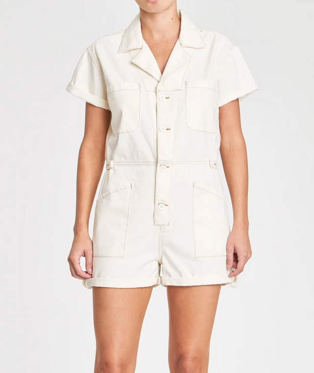 PISTOLA Parker Short Sleeve Romper