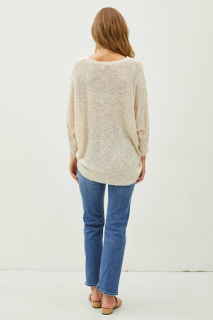 Nadia Knit Sweater w/pocket