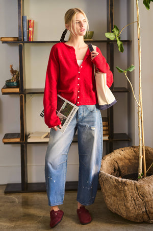 Essential Button Down Cardigan Sweater