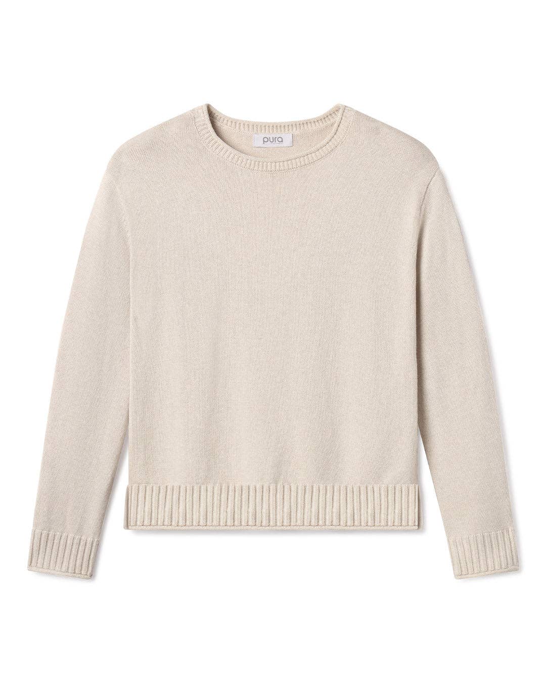 Everyday Cotton Crew in Oatmeal