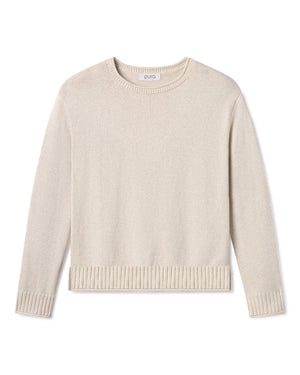 Everyday Cotton Crew in Oatmeal