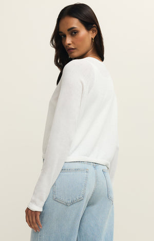 Z Supply The Perfect Layer Cardigan in White