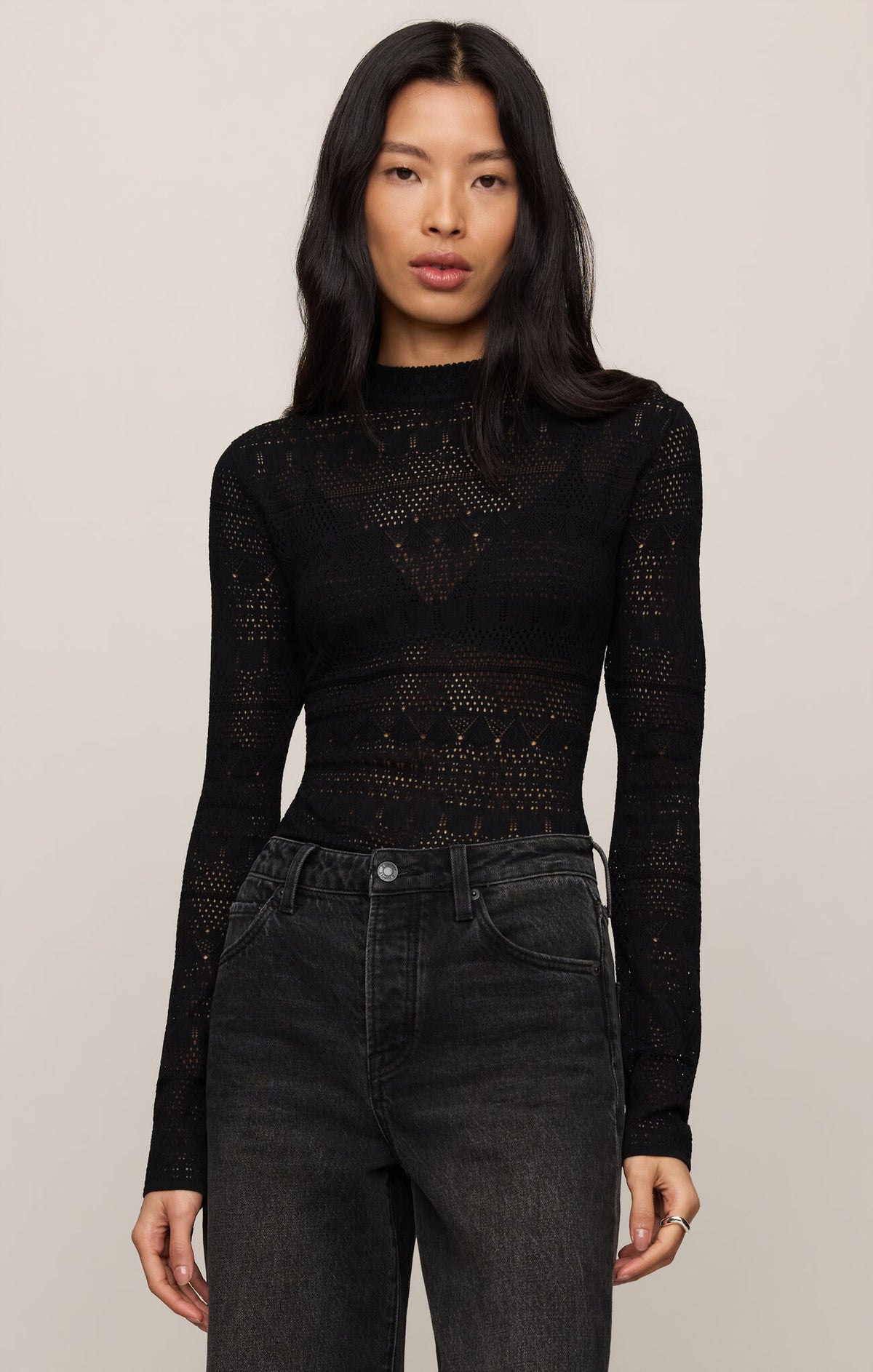 Z Supply Avery Sweater Top in Black