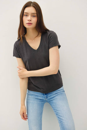 Abby Cotton Slub Tee