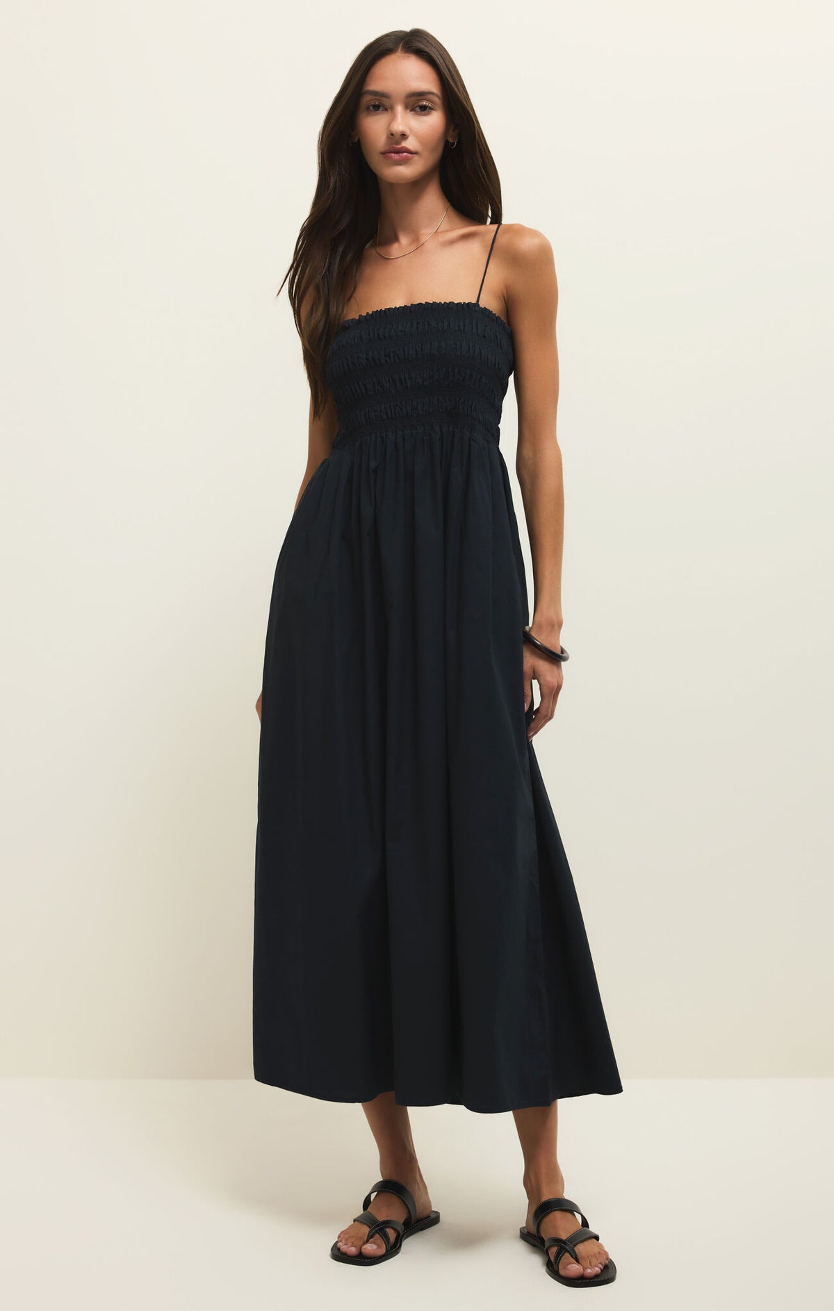 Z Supply Cornelia Poplin Midi Dress