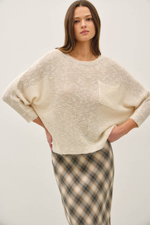 Nadia Knit Sweater w/pocket