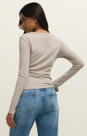 Z Supply Second Skin Crew LS