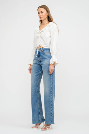 Emma Emboidered Poplin Blouse