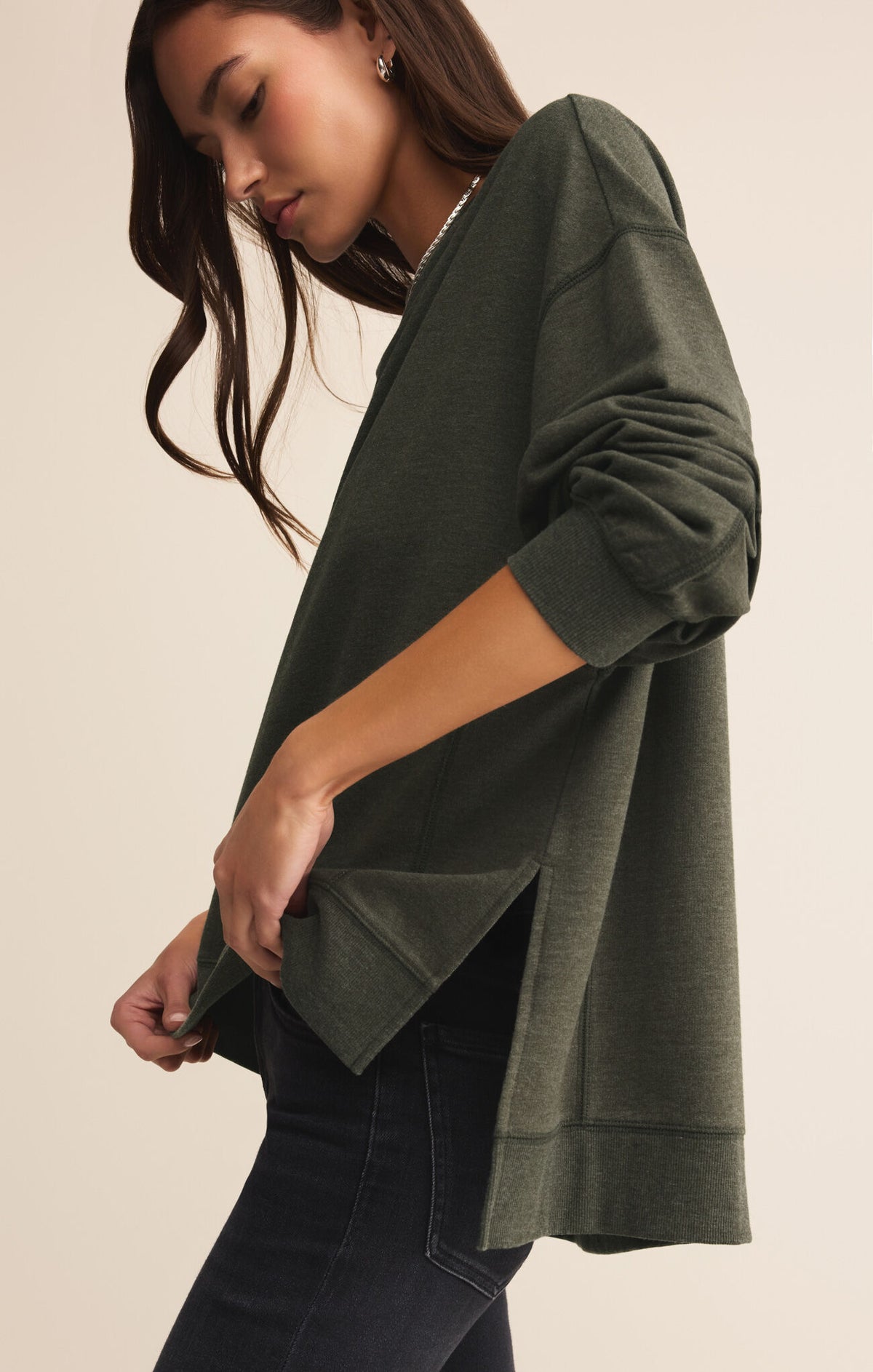 Z Supply Modern Weekender in Artichoke