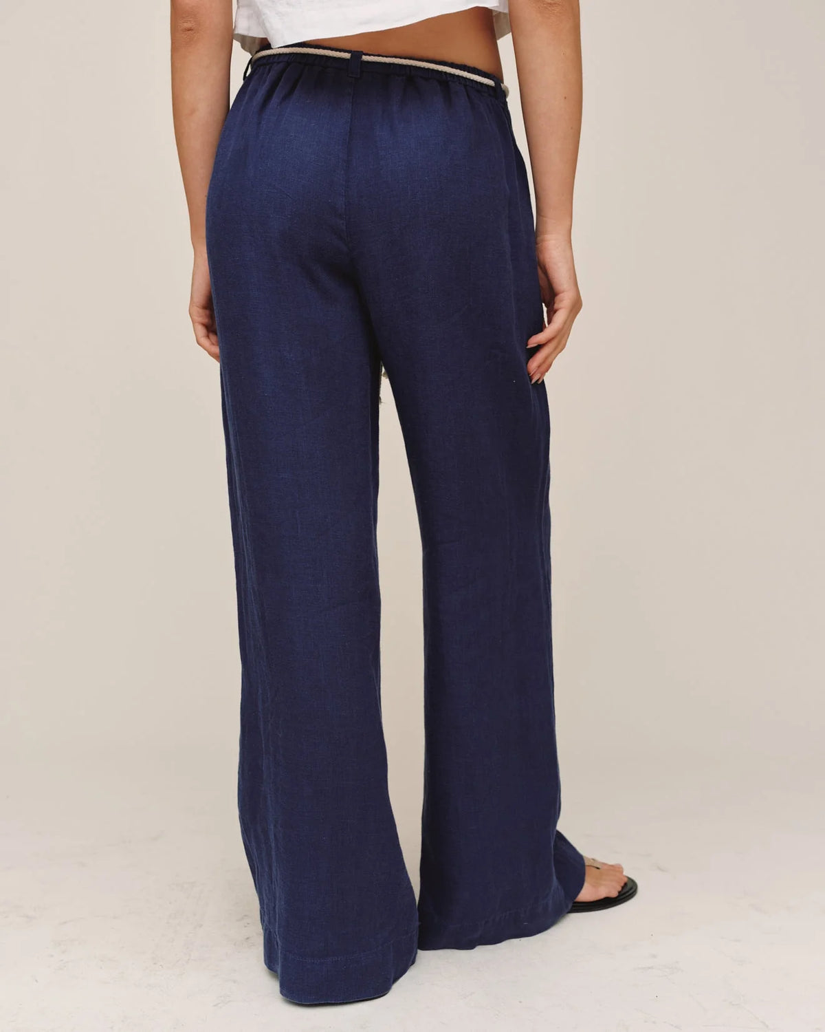 Bella Dahl Clean Waist Pintuck Wide Leg