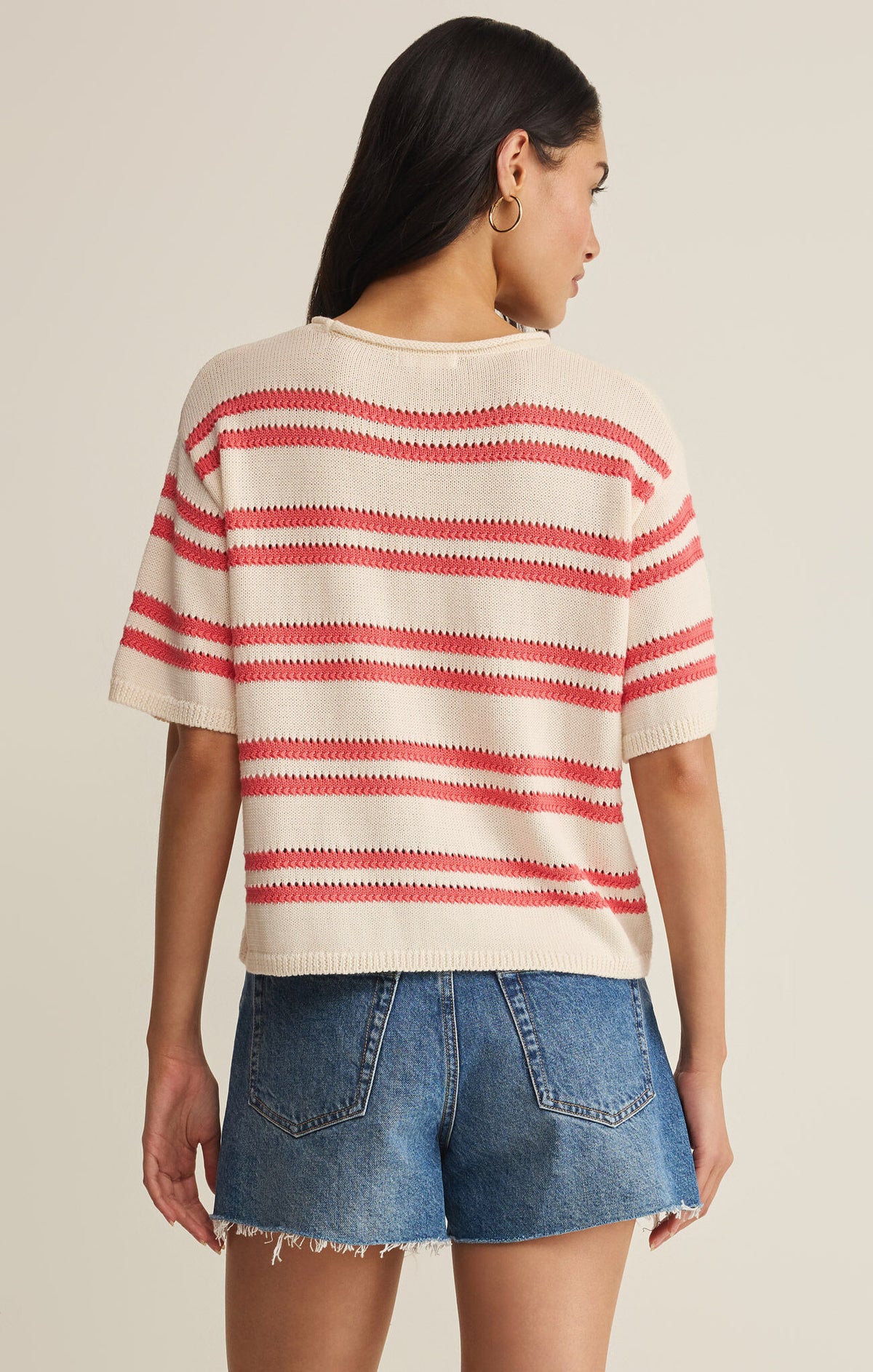 Z Supply Prado Stripe Sweater Tee