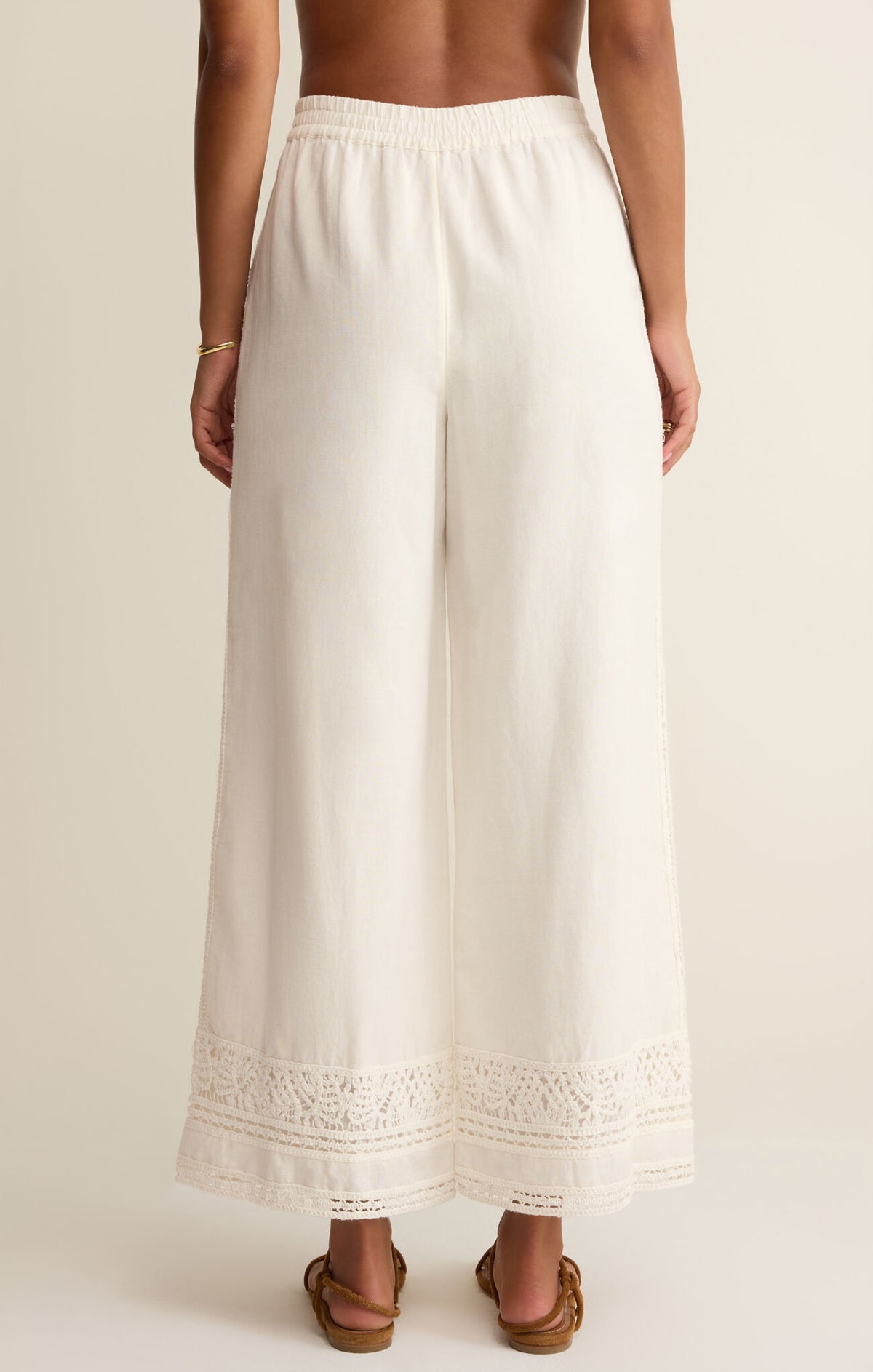 Z Supply Scout Embroidered White Pant
