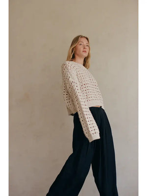 By Together Carrie Knit Sweater in Natural