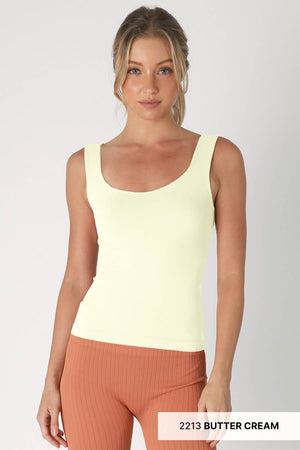 NIKIBIKI Clean Line Sweet Heart Tank - 9 Colors