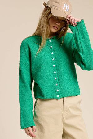 Button Down Cardigan Sweater