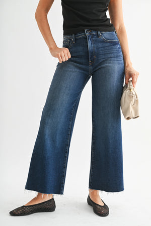 Just Black Denim Scissor Cut Wide Leg