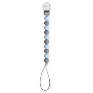 Ali+Oli Silicone Pacifier Clip (Iron)