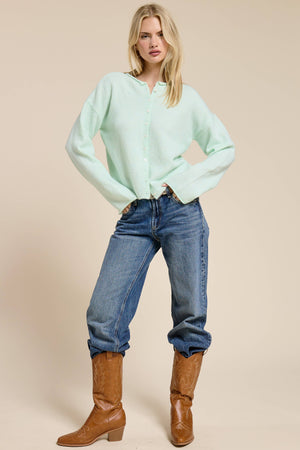 Essential Button Down Cardigan Sweater - 2 Colors