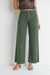 Just Black Denim Longer Length Wide Leg in Dark Olive