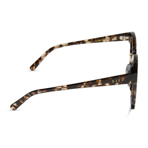 DIFF Sunglasses Gia Espresso tortoise + grey lense