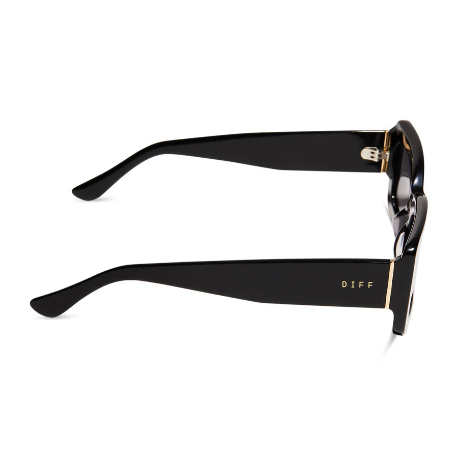 DIFF Indy Black Sunglasses