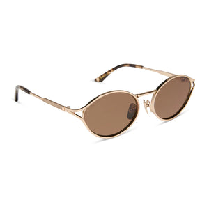 DIFF Limoncello Gold Sunglasses