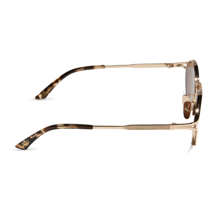 DIFF Limoncello Gold Sunglasses