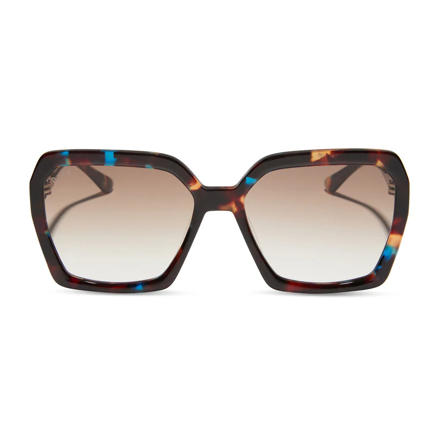 DIFF Sloane Confetti Tortoise + Brown Gradient