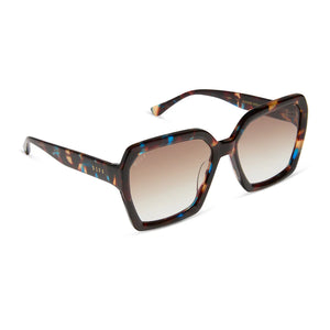 DIFF Sloane Confetti Tortoise + Brown Gradient