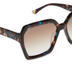 DIFF Sloane Confetti Tortoise + Brown Gradient
