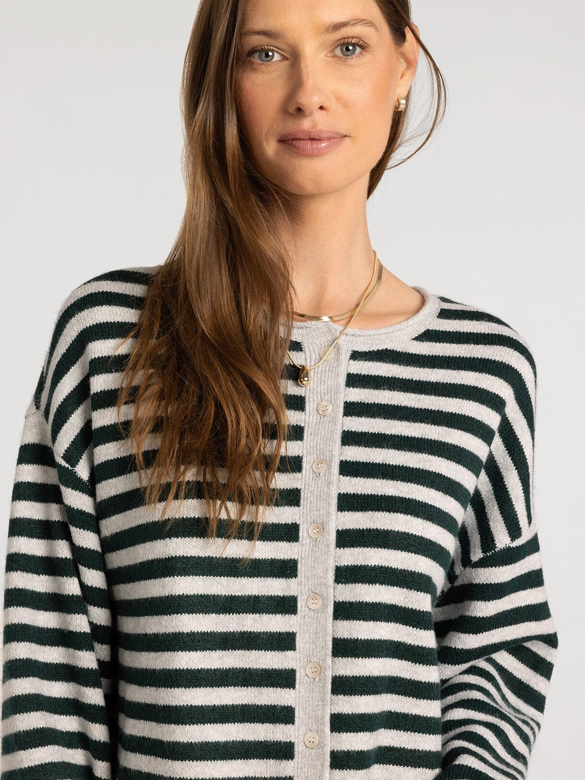Dover Button Front Cardigan Sweater