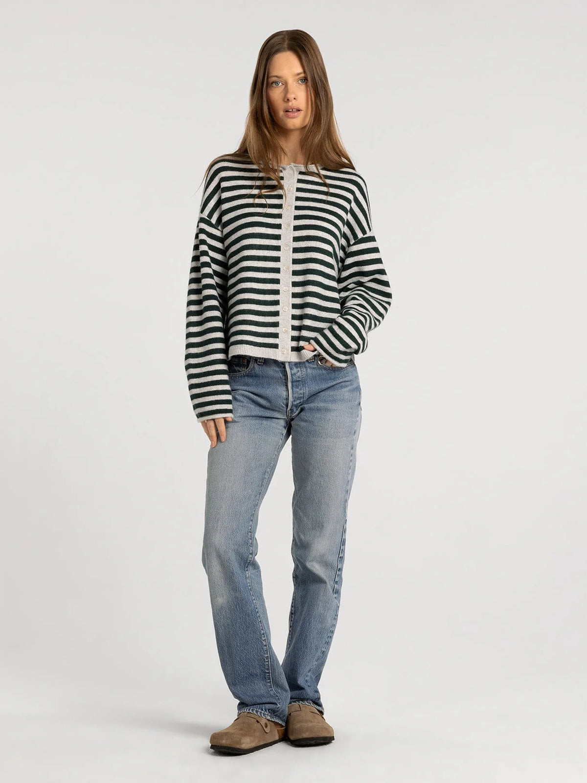 Dover Button Front Cardigan Sweater