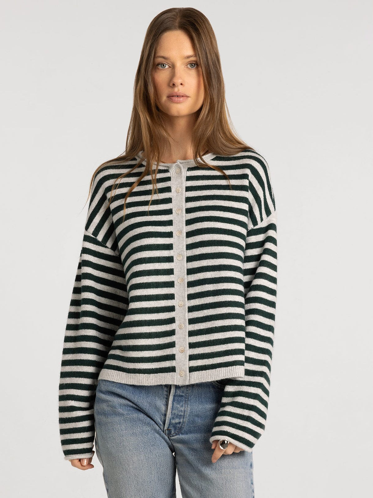 Dover Button Front Cardigan Sweater