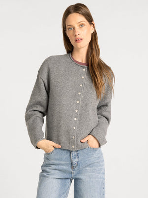 Dover Button Front Cardigan Sweater