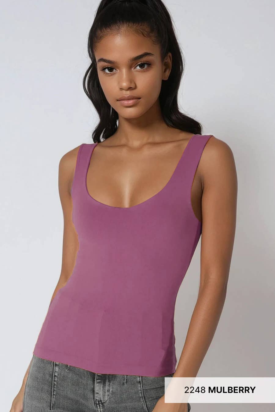 NIKIBIKI Clean Line SweetHeart Tank - 9 Colors