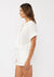 Celestia Dropped Shoulder Knot Front Button-Down Top