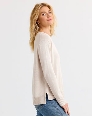 Everyday Cotton Crew in Oatmeal