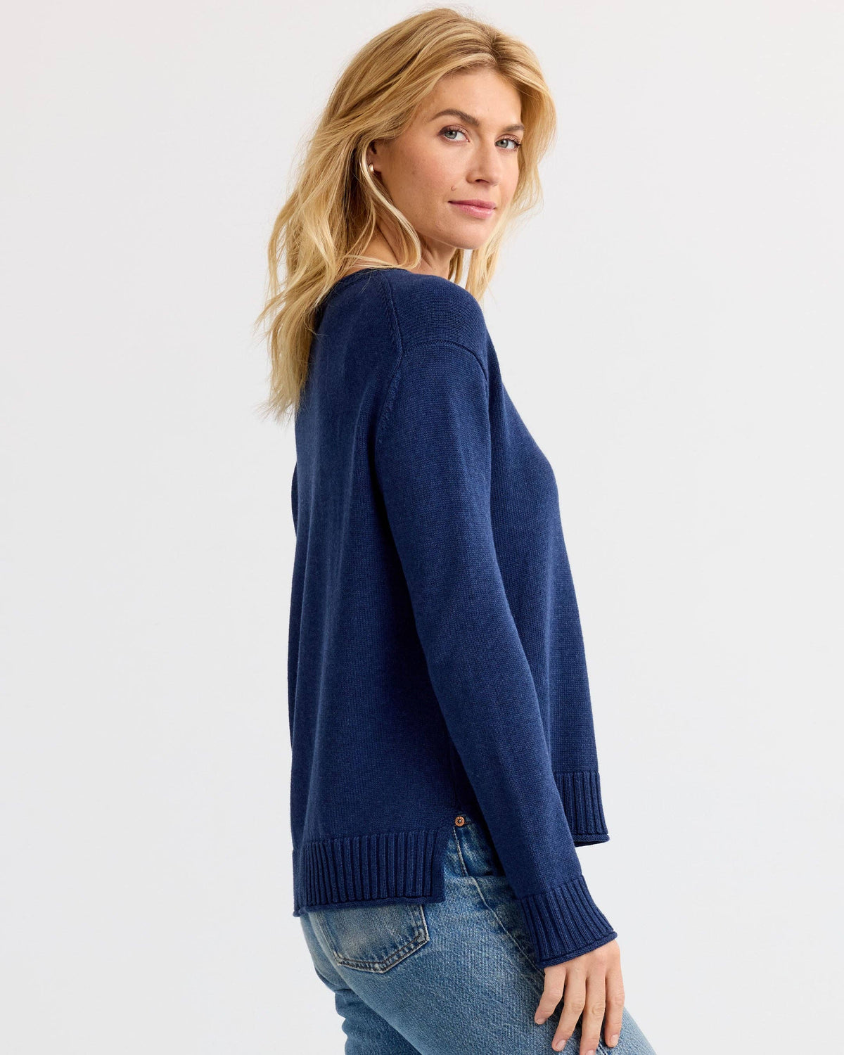 Everyday Cotton Crew in Starling