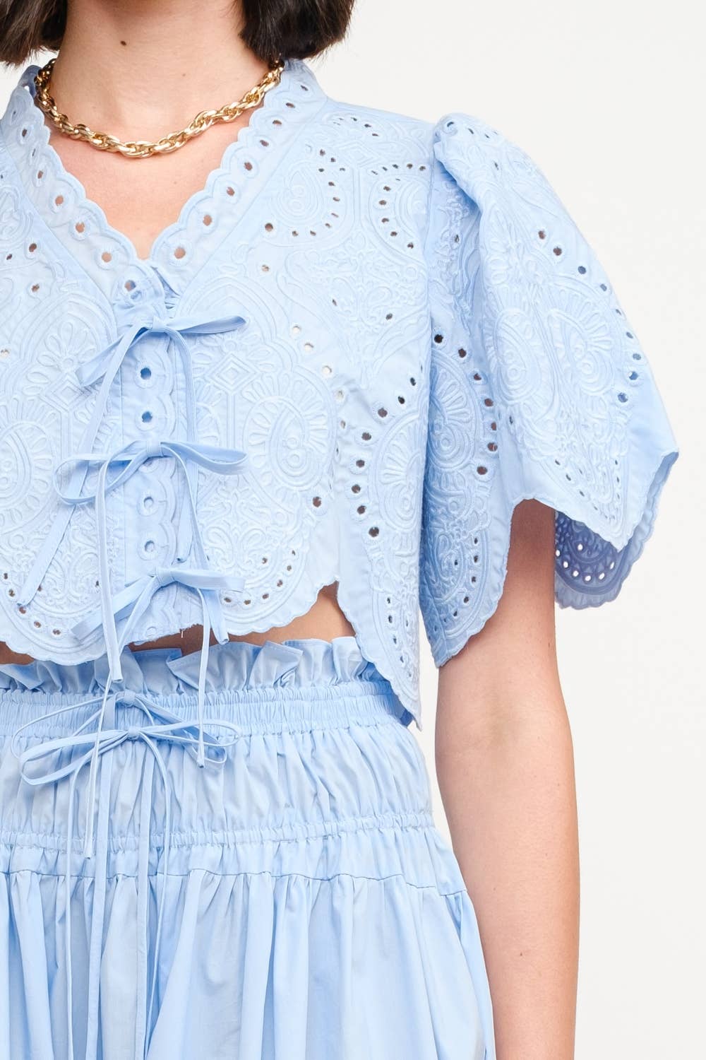 Sofie The Label Margot Baby Blue Blouse