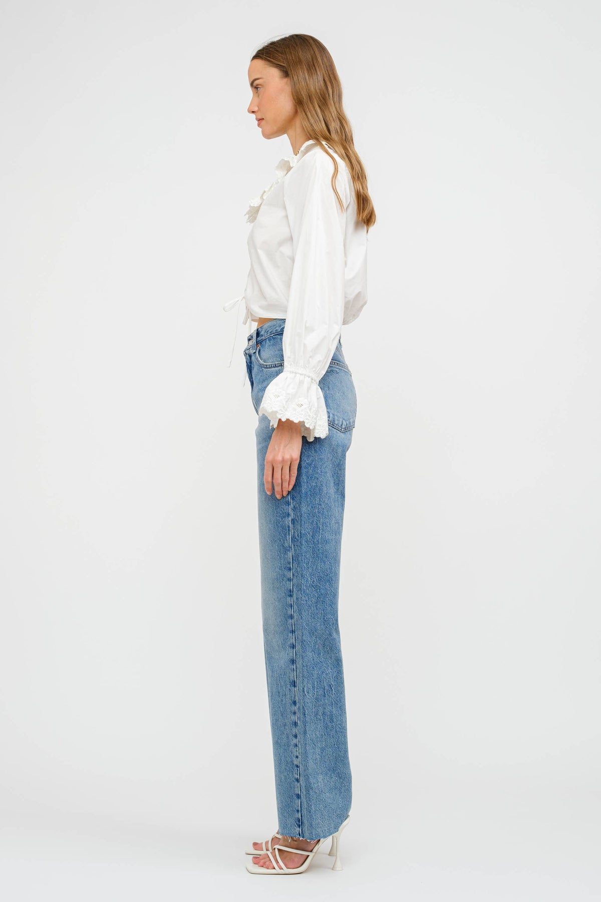 Emma Emboidered Poplin Blouse